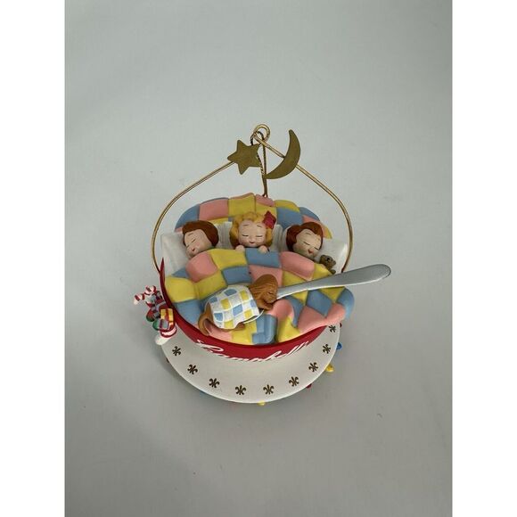 Sara Campbell Other - 1993 Campbells Soup Kids Collectible Christmas Ornament Sleeping In a Bowl w/Dog